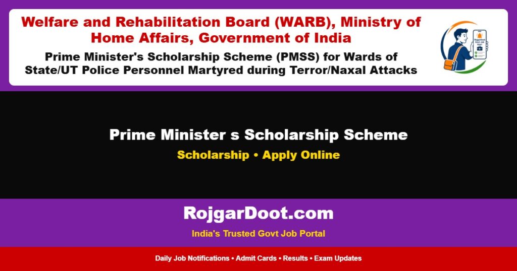 Prime Minister s Scholarship Scheme