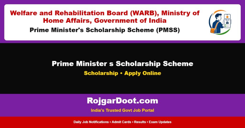 Prime Minister s Scholarship Scheme