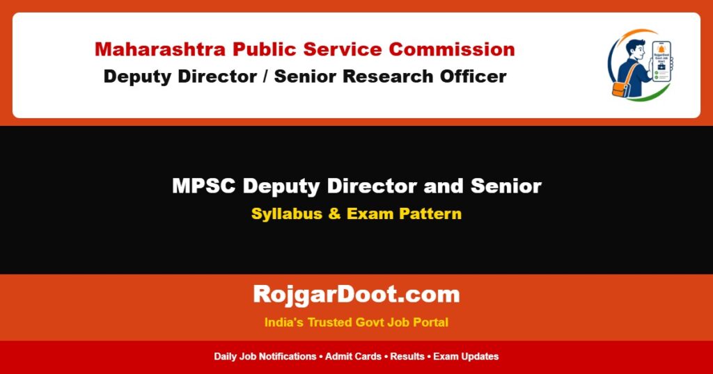 MPSC Deputy Director and Senior