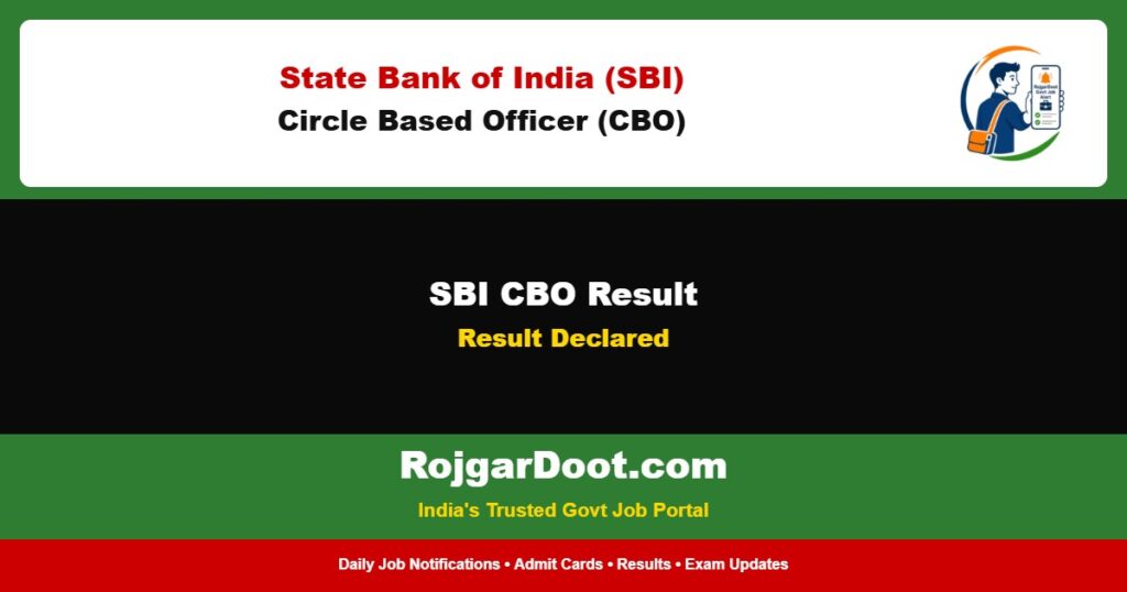 SBI CBO Result
