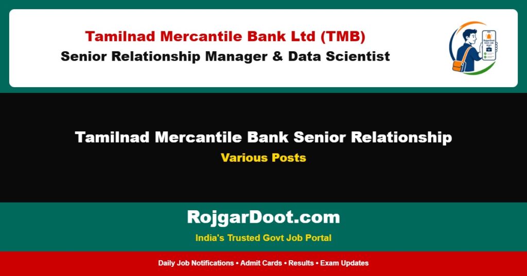 Tamilnad Mercantile Bank Senior Relationship